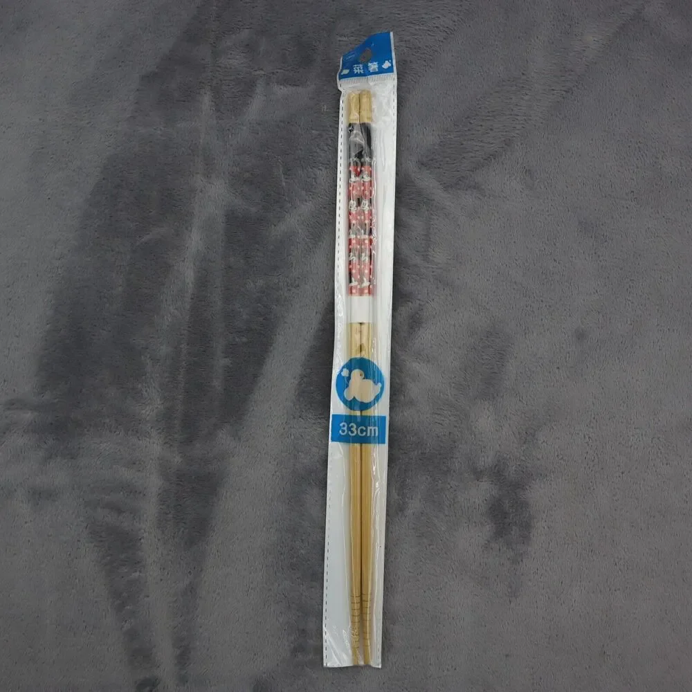 Disney Mickey Bamboo Chopsticks Chopstick 3 - 21cm & 2 - 33cm 5 total packs
